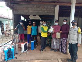 PENYEMPROTAN MASAL OLEH SATGAS COVID-19 KALURAHAN SUMBEREJO